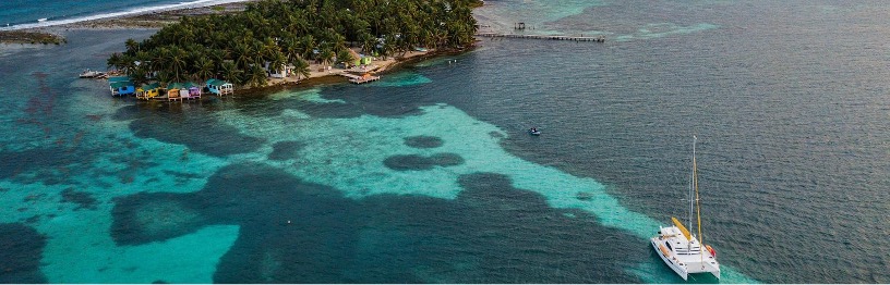Sailing in Belize